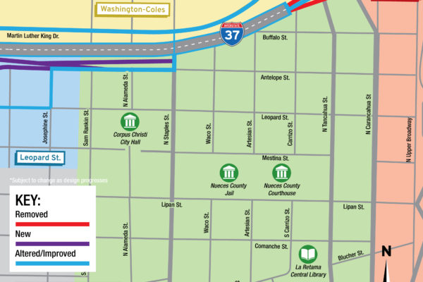 Harbor Bridge Project | Uptown Regional Map