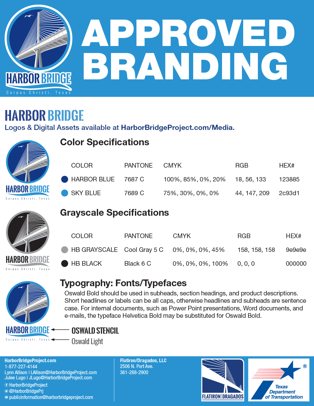 Harbor Bridge Project - Approved Branding